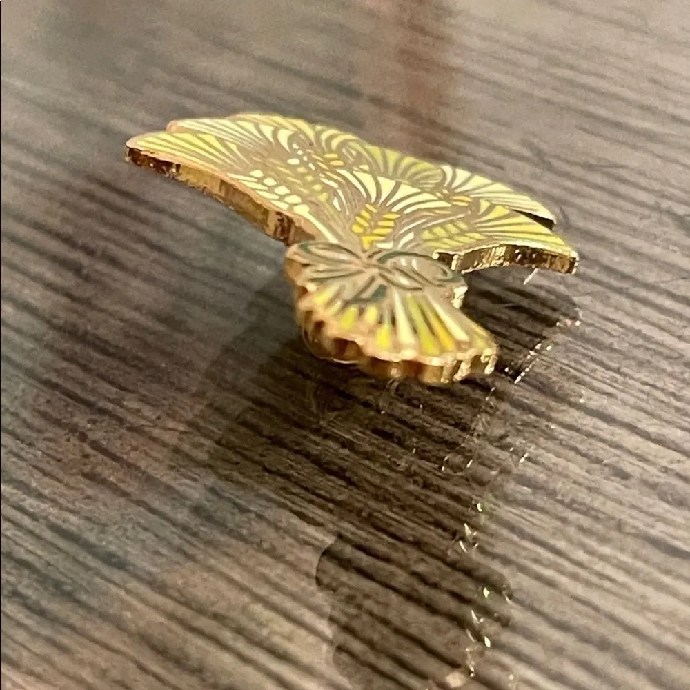 Vintage Hallmark Cloisonné Wheat Enamel Pin - Brooch Thanksgiving Theme 1970’s